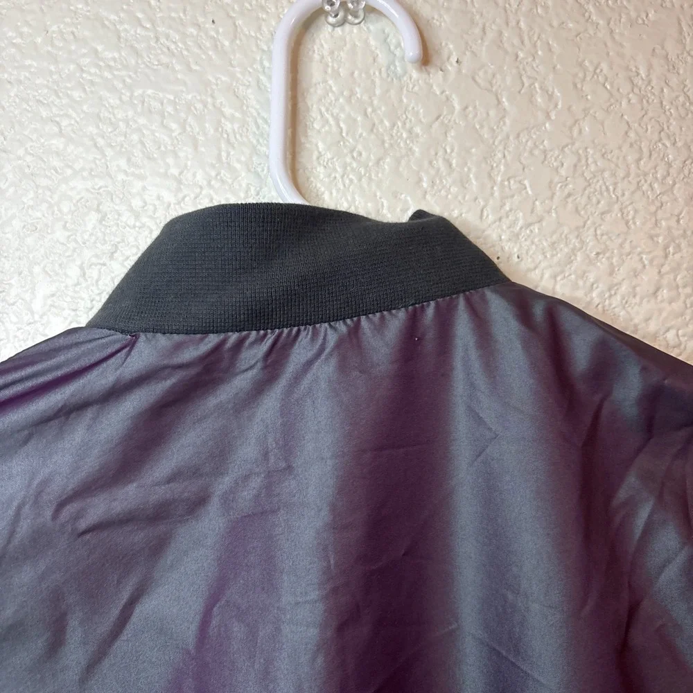 PUMA Iridescent‎ Bomber Jacket -Womens Size S Plum / Purple NWT